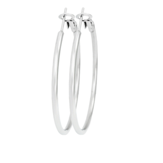 Náušnice kruhy 4 cm z chirurgické oceli S113238070